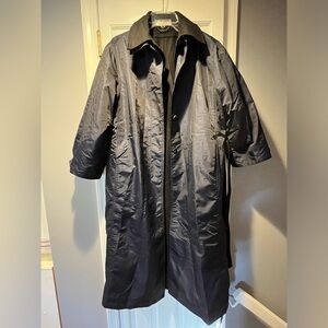 Women’s SALVATORE FERRAGAMO Navy Blue Coat w/Detachable Liner sz 8